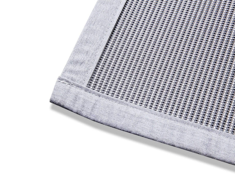 Rugs Rustic Rugs - 79" X 55" X Gray Textilene Indoor/Outdoor Large Rug HomeRoots