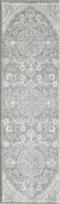Rugs Rustic Rugs - 81" X 144" X 0.'5" Grey Polypropylene Rug HomeRoots