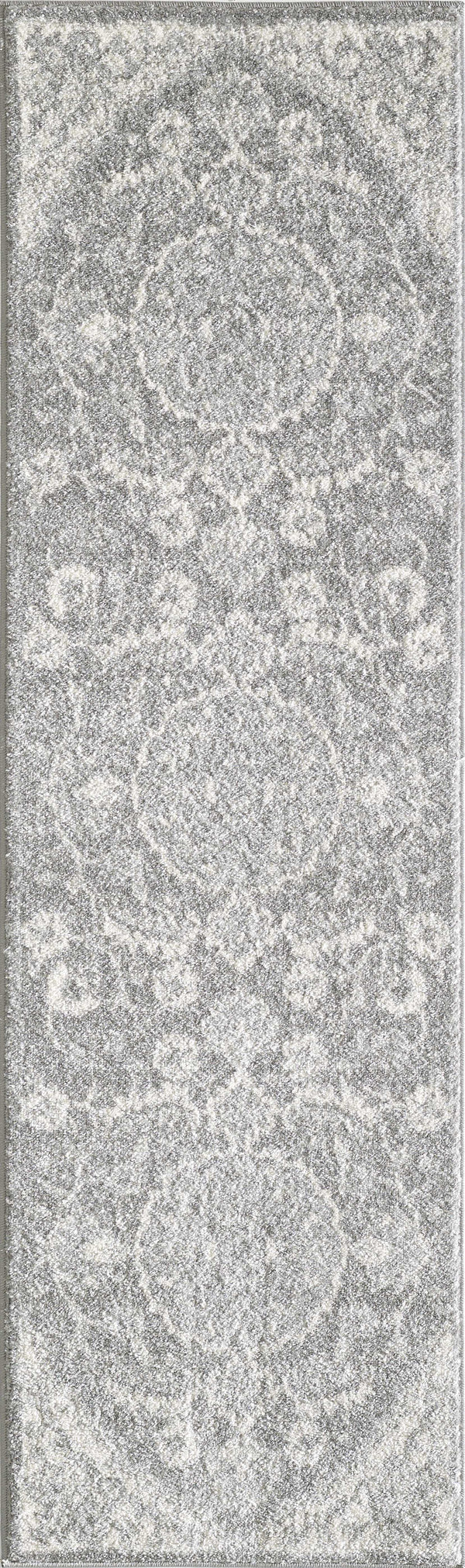 Rugs Rustic Rugs - 81" X 144" X 0.'5" Grey Polypropylene Rug HomeRoots