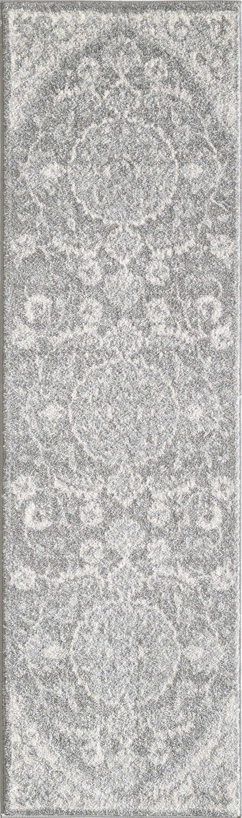 Rugs Rustic Rugs - 81" X 144" X 0.'5" Grey Polypropylene Rug HomeRoots