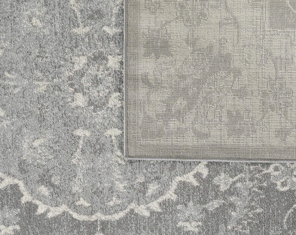 Rugs Rustic Rugs - 94" X 123" X 0.'5" Grey Polypropylene Rug HomeRoots