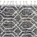 Rugs Rustic Rugs - 94" X 126" X 1" Grey Polyester Rug HomeRoots