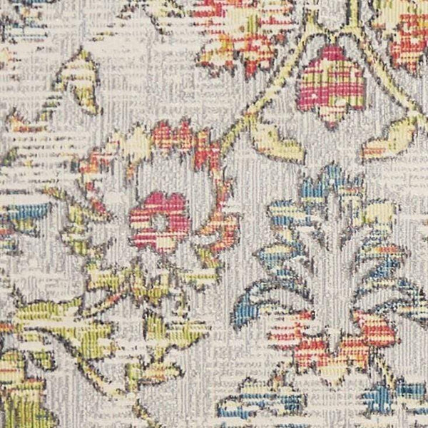 Rugs Rustic Rugs - 94" X 134" X 0.'25" Grey Polypropylene Rug HomeRoots