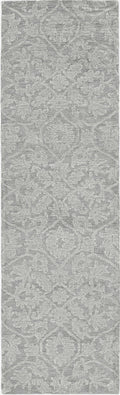 Rugs Rustic Rugs - 96" X 132" X 0.'5" Grey Wool Rug HomeRoots