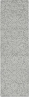 Rugs Rustic Rugs - 96" X 132" X 0.'5" Grey Wool Rug HomeRoots