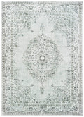 Rugs Silver Rug - 108" x 144" x 0.13" Silver Viscose Oversize Rug HomeRoots