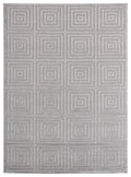 Rugs Silver Rug - 118" x 158" x 0.39" Silver Polyester/Olefin Oversize Rug HomeRoots