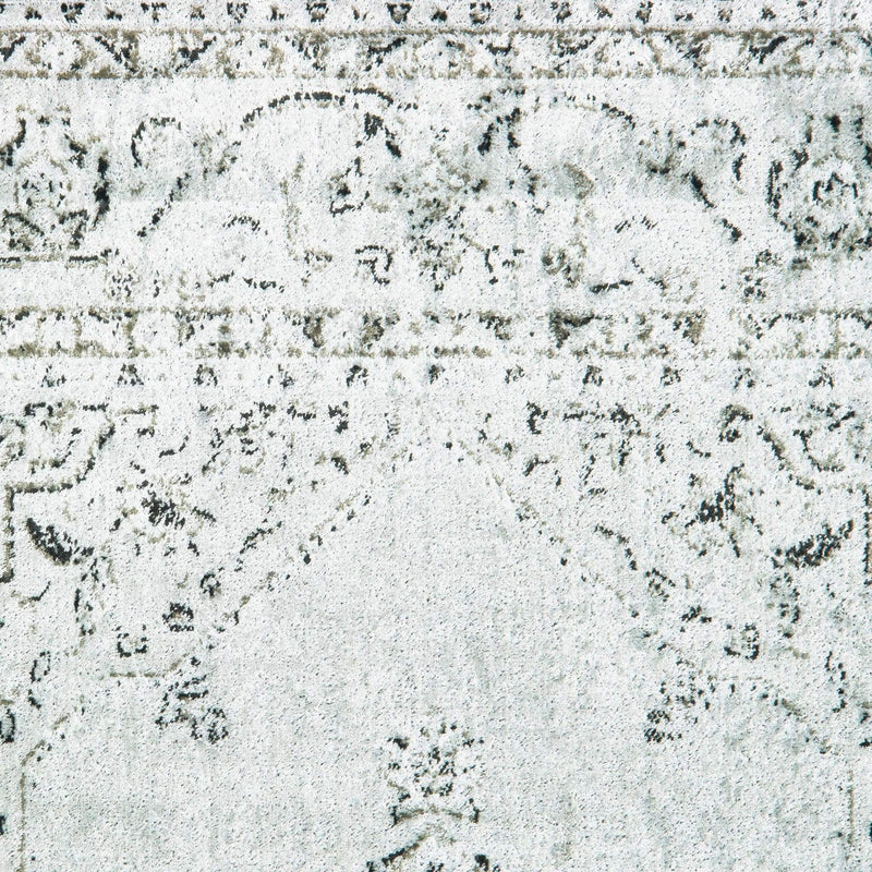 Rugs Silver Rug - 120" x 168" x 0.13" Silver Viscose Oversize Rug HomeRoots
