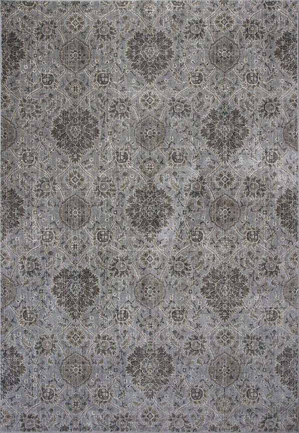 Rugs Silver Rug - 2'2" x 3'7" Viscose Silver Area Rug HomeRoots