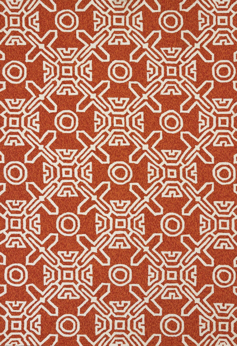 Rugs Silver Rug - 23" x 36" Terracotta Polypropylene Accent Rug HomeRoots