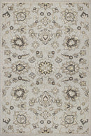 Rugs Silver Rug - 23" x 45" UV-treated Polypropylene Silver Area Rug HomeRoots