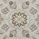 Rugs Silver Rug - 23" x 45" UV-treated Polypropylene Silver Area Rug HomeRoots