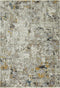 Rugs Silver Rug - 27" X 91" X 0.'25" Silver Polyester Rug HomeRoots
