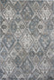 Rugs Silver Rug 3'3" x 4'7" Viscose Silver Area Rug 3806 HomeRoots
