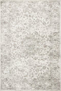 Rugs Silver Rug 3'3" x 4'7" Viscose Silver Area Rug 3826 HomeRoots