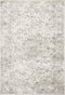 Rugs Silver Rug 3'3" x 4'7" Viscose Silver Area Rug 3826 HomeRoots