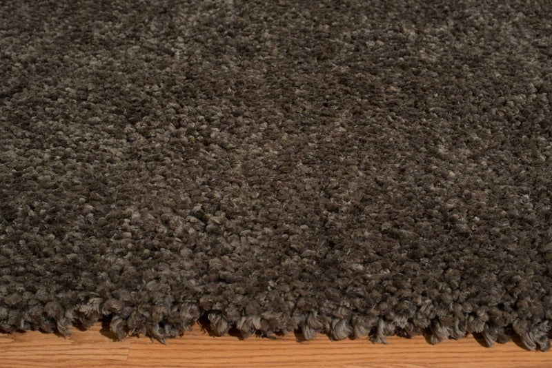 Rugs Silver Rug - 31" x 47" x 1.6" Grey Polyester Accent Rug HomeRoots