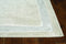 Rugs Silver Rug 39" X 59" X 0.'25" Ivory/Silver Polypropylene / Polyester Rug 5033 HomeRoots