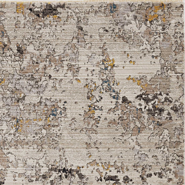 Rugs Silver Rug - 47" X 65" X 0.'25" Silver Polyester Rug HomeRoots