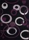 Rugs Silver Rug - 63" x 86" x 0.31" Plum Polypropylene Area Rug HomeRoots