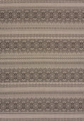 Rugs Silver Rug - 63" x 90" Silver Polypropylene/Olefin Area Rug HomeRoots