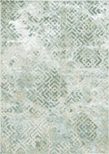 Rugs Silver Rug - 9'10" x 13'2" Polyester Sand Silver Area Rug HomeRoots