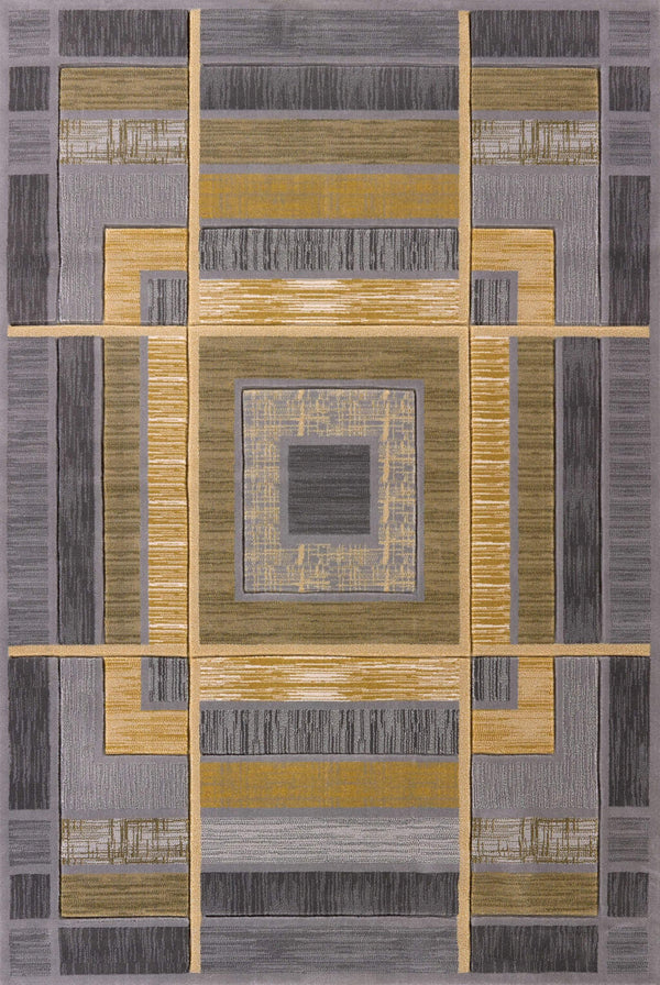 Rugs Silver Rug 94" x 126" x 0.47" Silver Polypropylene Oversize Rug 8550 HomeRoots