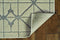 Rugs Silver Rug - 94" X 130" X 0.'25" Ivory/Silver Polypropylene / Polyester Rug HomeRoots