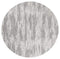 Rugs Silver Rug 94" x 94" x 0.39" Silver Polyester/Olefin Round Rug 7952 HomeRoots