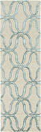Rugs Silver Rug - 96" X 120" X 0.'5" Silver Wool / Viscose Rug HomeRoots