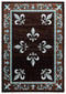 Rugs Stair Rug Runner 31" x 88" x 0.53" Turquoise Olefin/Polypropylene Runner Rug 7394 HomeRoots