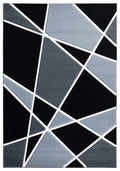 Rugs Vintage Rugs 22" x 32" x 0.53" Grey Olefin/Polypropylene Accent Rug 7363 HomeRoots