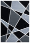 Rugs Vintage Rugs 22" x 32" x 0.53" Grey Olefin/Polypropylene Accent Rug 7363 HomeRoots
