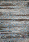 Rugs Vintage Rugs 23" x 82" x 0.43" Aqua Polypropylene/Polyester Runner Rug 1781 HomeRoots