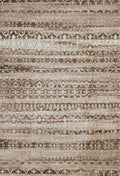 Rugs Vintage Rugs - 23" x 82" x 0.43" Beige Polypropylene/Polyester Runner Rug HomeRoots