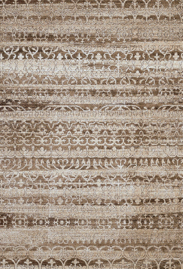 Rugs Vintage Rugs - 23" x 82" x 0.43" Beige Polypropylene/Polyester Runner Rug HomeRoots