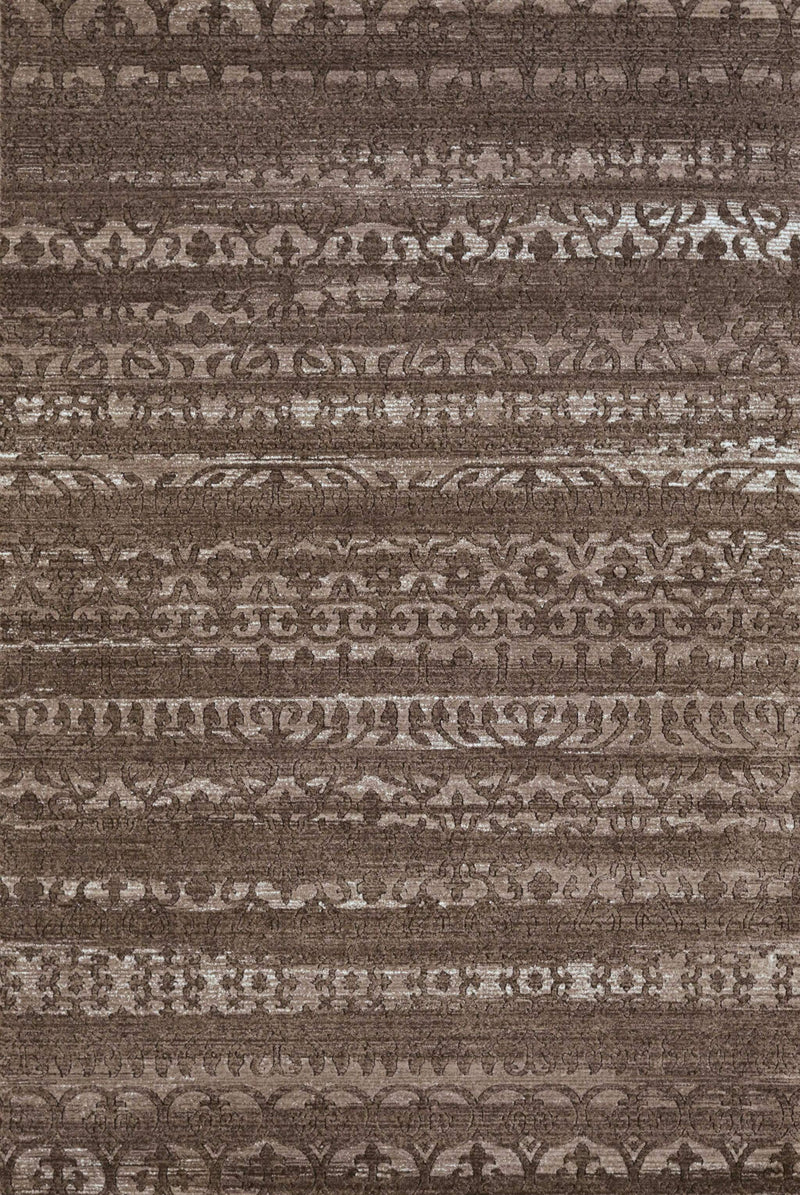 Rugs Vintage Rugs 23" x 82" x 0.43" Taupe Polypropylene/Polyester Runner Rug 1809 HomeRoots