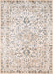 Rugs Vintage Rugs 31" x 86" x 0.39" Bone Polyester Runner Rug 1721 HomeRoots