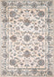 Rugs Vintage Rugs - 31" x 86" x 0.39" Bone Polyester Runner Rug HomeRoots