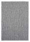 Rugs Vintage Rugs 63" x 90" x 0.04" Black Polypropylene Area Rug 6919 HomeRoots