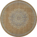 Rugs Vintage Rugs - 91" X 130" X 0.'5" Coffee Wool Rug HomeRoots