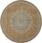 Rugs Vintage Rugs - 91" X 130" X 0.'5" Coffee Wool Rug HomeRoots
