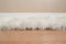 Rugs White Area Rug - 31" x 37" x 2.7" White Polyester Mat Rug HomeRoots