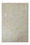 Rugs White Area Rug - 60" x 96" White, 10" Square Patches, Cowhide - Area Rug HomeRoots