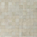 Rugs White Area Rug - 60" x 96" White, 10" Square Patches, Cowhide - Area Rug HomeRoots