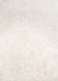 Rugs White Area Rug - 63 x 86" x 2.7" White Polyester Area Rug HomeRoots