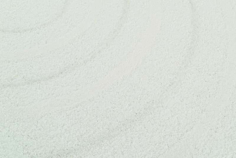 Rugs White Area Rug - 94" x 126" x 0.79" White Polyester/Olefin Oversize Rug HomeRoots