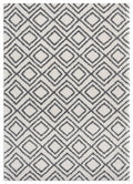 Rugs White Rug - 94" x 126" x 1.2" White Microfiber Polyester Oversize Rug HomeRoots