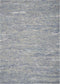 Rugs Wool Area Rugs - 7'6" x 9'6" Wool & Viscose Ocean Blue Area Rug HomeRoots