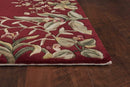 Rugs Wool Rugs - 8' x 11' Wool Ruby Area Rug HomeRoots